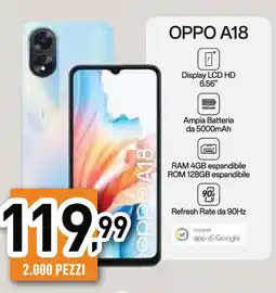Unieuro OPPO A18 offerta