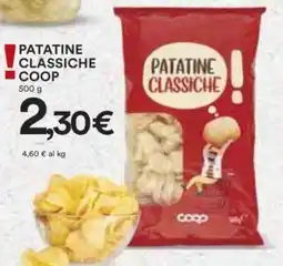Coop PATATINE CLASSICHE COOP 500 g offerta