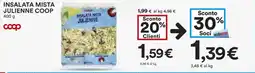 Coop INSALATA MISTA JULIENNE COOP 400 g offerta