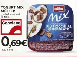 Coop YOGURT MIX MÜLLER gusti e formati vari, da 120 g offerta