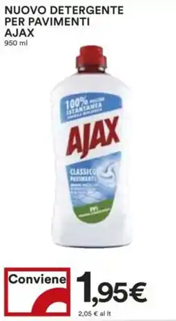 Coop NUOVO DETERGENTE PER PAVIMENTI AJAX 950 ml offerta