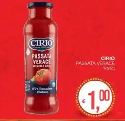 CIRIO PASSATA VERACE 700G