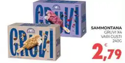 Eté SAMMONTANA GRUVI X4 VARI GUSTI 240G offerta