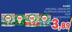 Eté FAIRY ORIGINAL LEMON X17 PLATINUM LEMON X14 PLUS BLU/LEMON X12 offerta