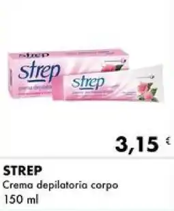 STREP Crema depilatoria corpo 150 ml