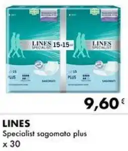LINES Specialist sagomato plus x 30