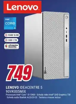 Trony LENOVO IDEACENTRE 5 90VK005MIX offerta