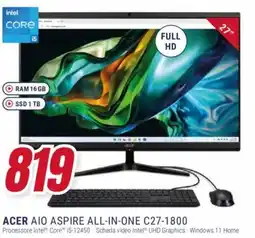 Trony ACER AIO ASPIRE ALL-IN-ONE C27-1800 offerta