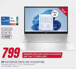 Trony HP NOTEBOOK PAVILLON 15-EG2013NL offerta