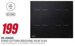 Trony DE LONGHI PIANO COTTURA INDUZIONE 60CM YL160 offerta