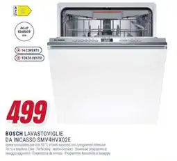 Trony BOSCH LAVASTOVIGLIE DA INCASSO SMV4HVX02E offerta