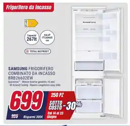 Trony SAMSUNG FRIGORIFERO COMBINATO DA INCASSO BRB26602EW offerta