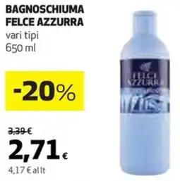 Coop BAGNOSCHIUMA FELCE AZZURRA vari tipi 650 ml offerta