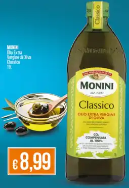Ipercoop Radenza MONINI Olio Extra Vergine di Oliva Classico 1lt offerta