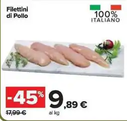 Carrefour Market Filettini di Pollo offerta