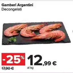 Carrefour Market Gamberi Argentini Decongelati offerta