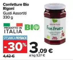 Carrefour Market Confetture Bio Rigoni Gusti Assortiti 330 g offerta