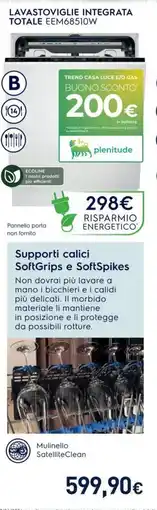 Unieuro Electrolux LAVASTOVIGLIE INTEGRATA TOTALE EEM68510W offerta