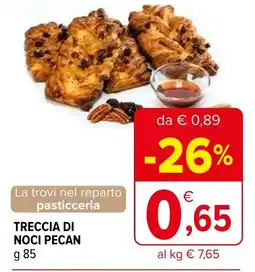 TRECCIA DI NOCI PECAN g 85