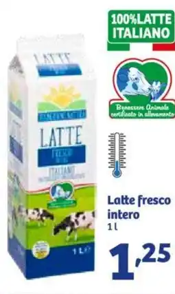 In'S Mercato Latte fresco intero 1 l offerta