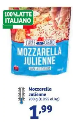 In'S Mercato Mozzarella Julienne 200 g offerta