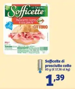 In'S Mercato Sofficette di prosciutto cotto 80 g offerta