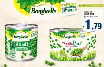 Famila Bonduelle Piselli bio 150gr offerta