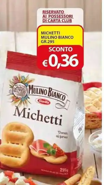 Famila Mulino Bianco Michetti 295gr offerta