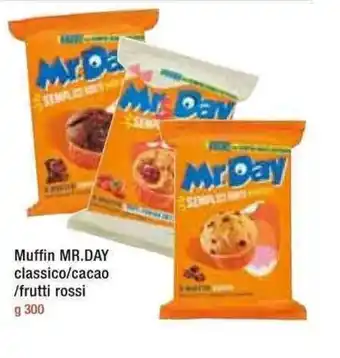 Famila Mr. Day Muffin classico/cacao/frutti rossi 300g offerta