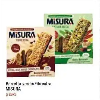 Famila Misura Barretta verde/Fibrextra 28g x3 offerta