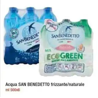 Famila San Benedetto Acqua frizzante/naturale 500ml x 6 offerta