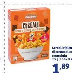 In'S Mercato Cereali ripieni di crema al cacao e nocciola offerta