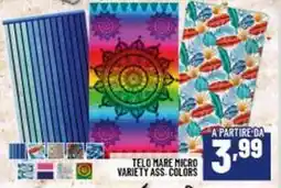 Risparmio Casa TELO MARE MICRO VARIETY ASS. COLORS offerta