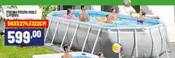 Risparmio Casa PISCINA PRISMA OVALE C/POMPA offerta