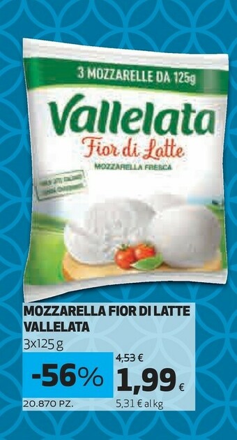 Coop Mozzarella fior di latte offerta