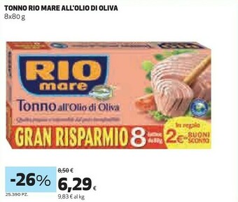 Coop Tonno all'olio di oliva offerta
