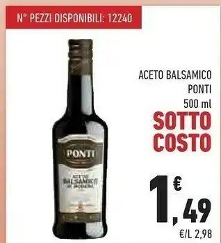 Conad City Aceto balsamico di modena offerta