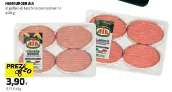Coop Hamburger di pollo/ di tacchino con rosmarino 400g offerta