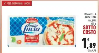 Conad City Mozzarella santa lucia 400 g(ml) offerta