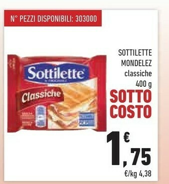 Conad City Mondelez - sottilette le originali classiche offerta