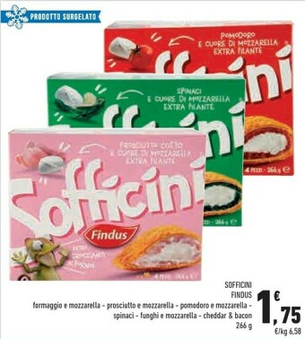 Sofficini spinaci mozzarella 266 g(ml)