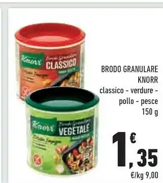 Conad City Brodo granulare pollo 150 g(ml) offerta