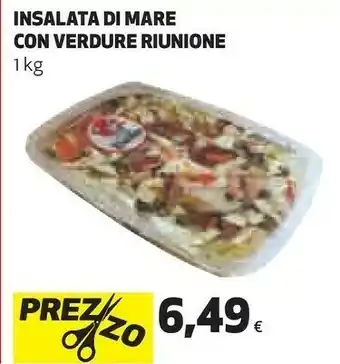 Coop Riunione insalata di mare con verdure offerta