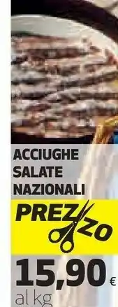 Coop Acciughe salate nazionali offerta
