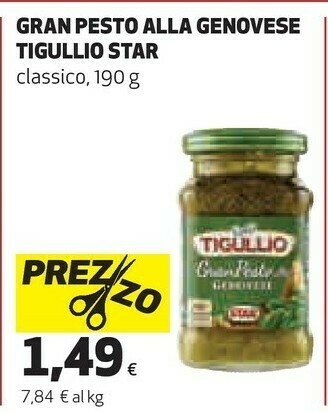 Coop Gran pesto alla genovese offerta