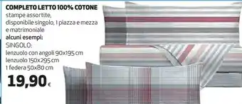 Coop Coop completo letto 100% cotone offerta