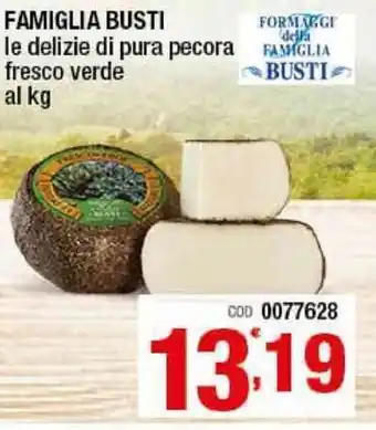 Gruppo di Palo Famiglia Busti le delizie di pura pecora fresco verde offerta