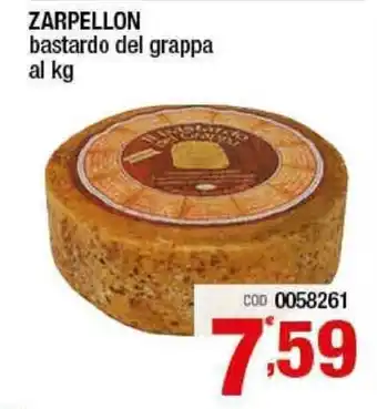 Zarpellon Bastardo del grappa al kg