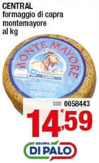 Gruppo di Palo Central Formaggio di capra montemayore al kg offerta
