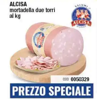 Gruppo di Palo Alcisa Mortadella due torri al kg offerta